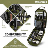 GOUTDOORS COOKWARE 12pcs with bag