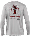 BORNOFWATER Scuba Diving UV UPF+ 50 Long Sleeve Shirt: Lobster