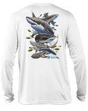 BORNOFWATER Shark Scuba Diving UV UPF+ 50 Shirt: Misunderstood Beauty