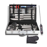 GOUTDOORS Outdoor Stainless Steel Barbeque BBQ Grilling Tools Set